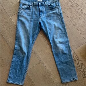 Everlane the Selvedge Men's Light Blue Slim fit Jeans. Size 36 waist.